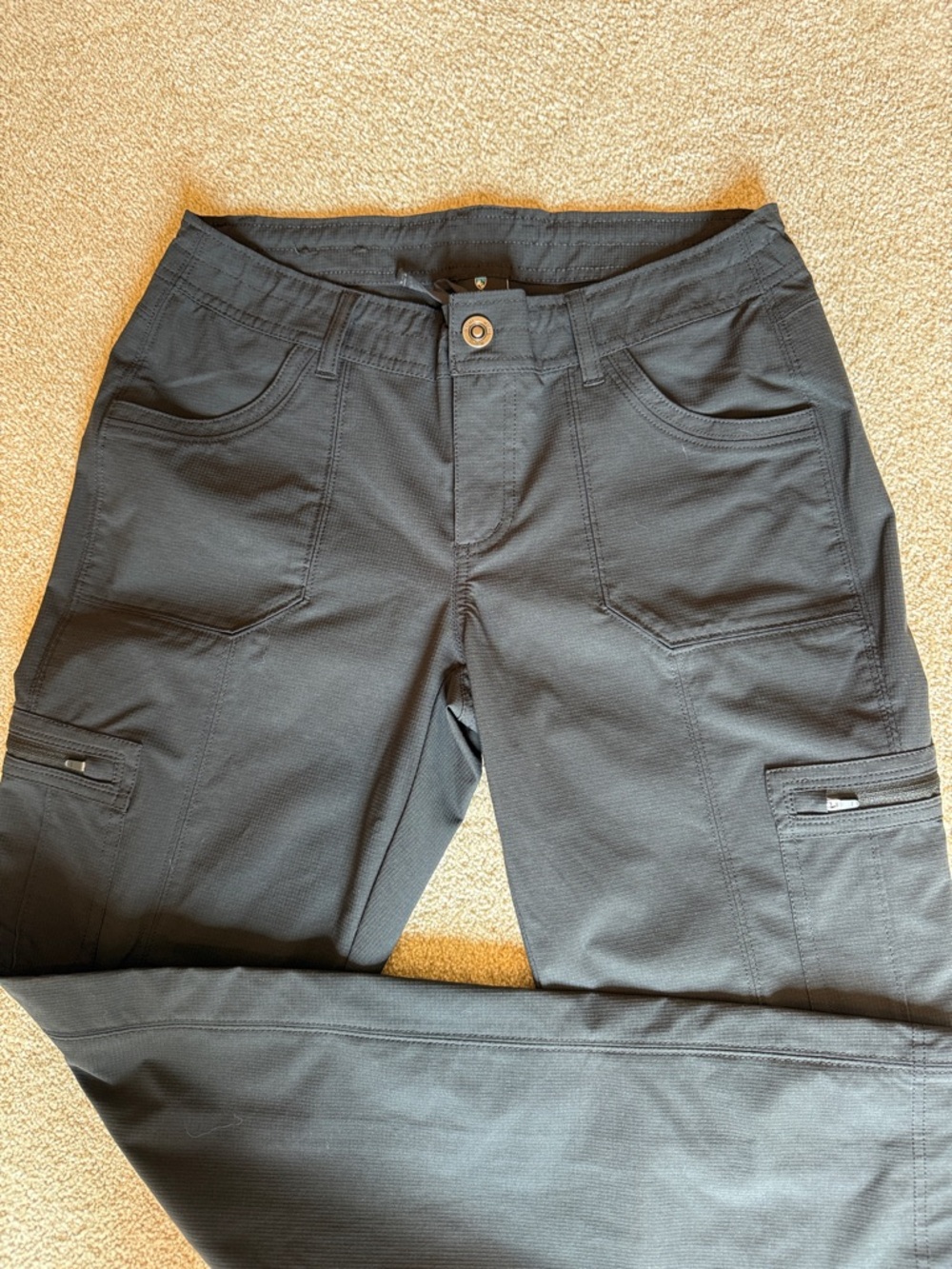 Kuhl black pants size 8 like new condition